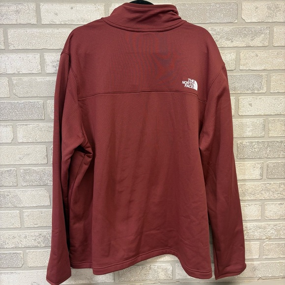 Men's The North Face Red Quarter-Zip  XXL - Picture 4 of 5